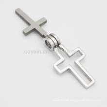 Großhandel Einzigartiger Mens Metal Double Cross Anhänger